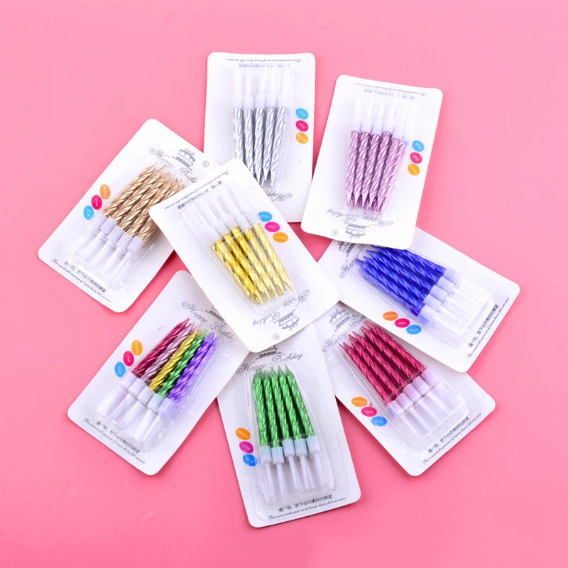 Candle Surprise - 10 PCS Birthday Thread Candle Children's