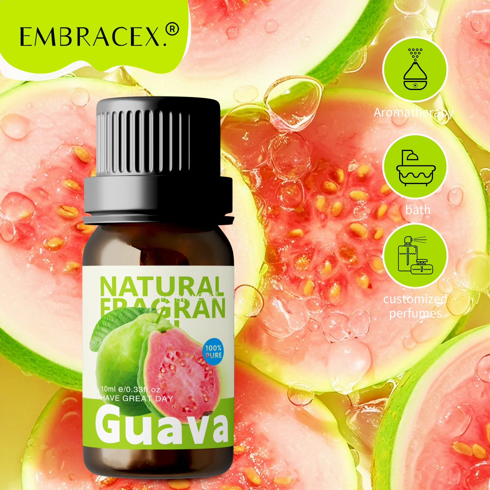Fragrance Oil 10Ml - 10ml Guava Essential Oils Guava women's