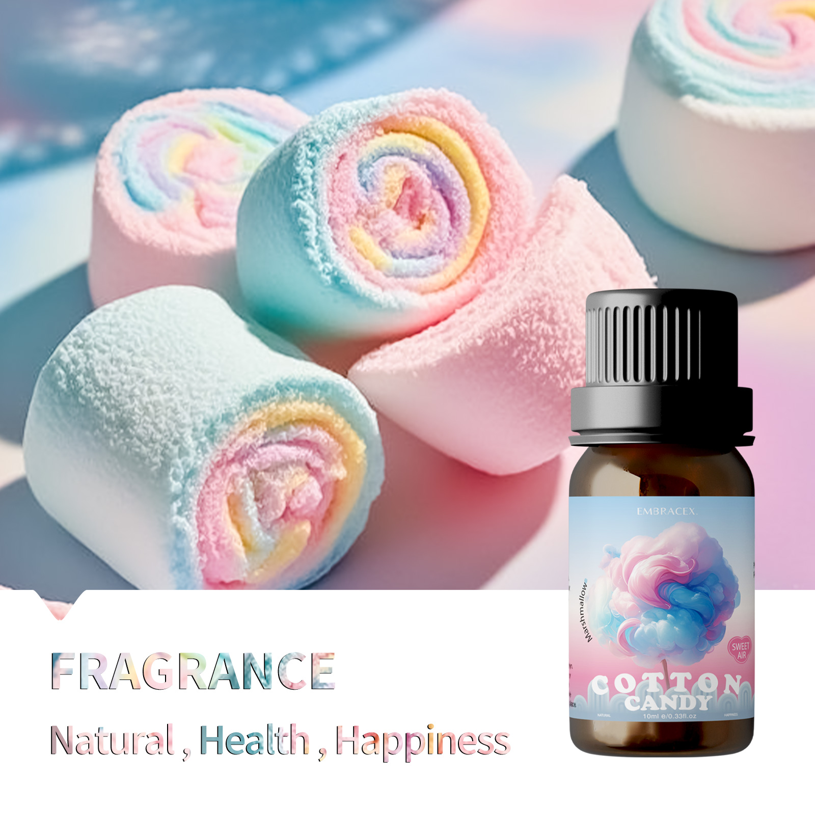 10ml Marshmallow/Cotton Candy  - Fragrance Oil 10Ml avaliação e preço