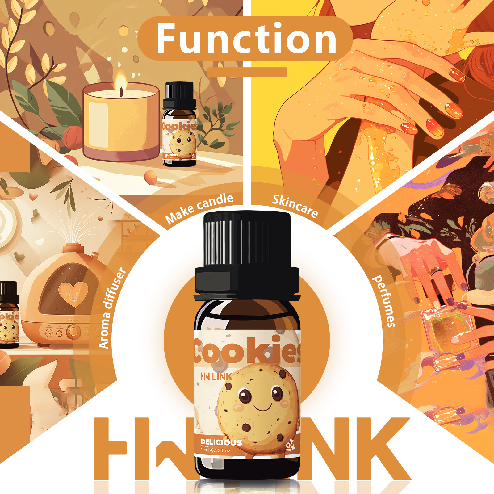 10ml Cookies Essential Oils Pe - Fragrance Oil 10Ml avaliação e preço