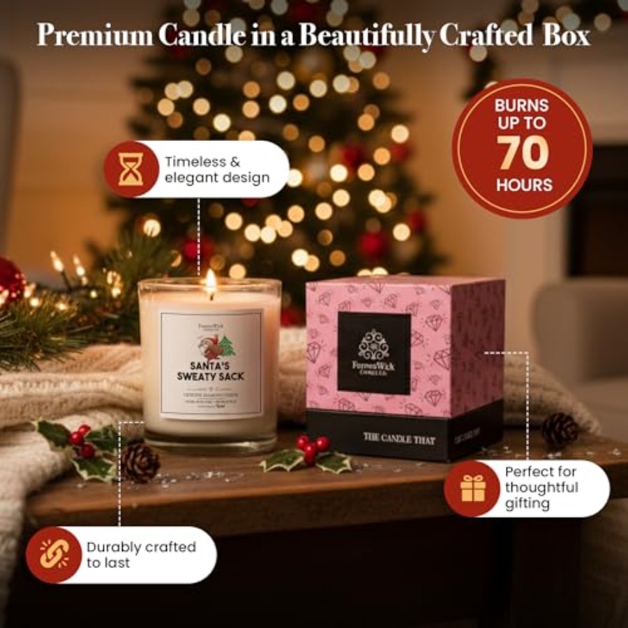 Santa's Sweaty Sack Evergreen  - Candle Surprise avaliação e preço