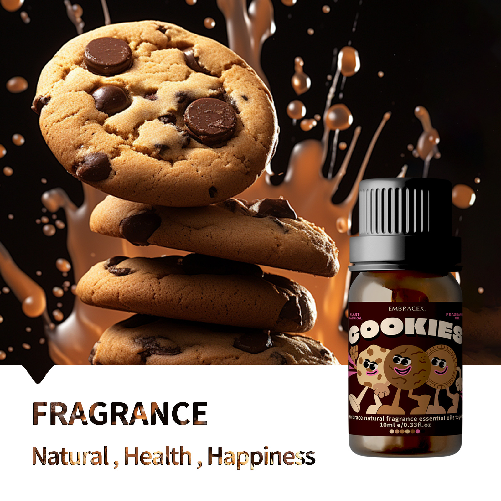 10ml Cookies Perfume Cookies F - Fragrance Oil 10Ml avaliação e preço