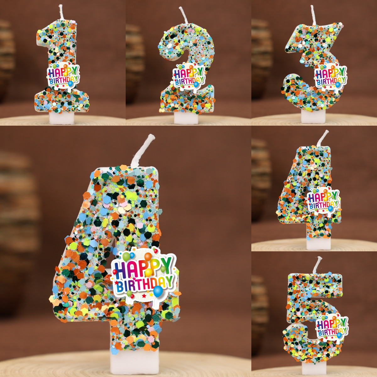 Happy Birthday Cake Topper Dec - Candle Surprise avaliação e preço