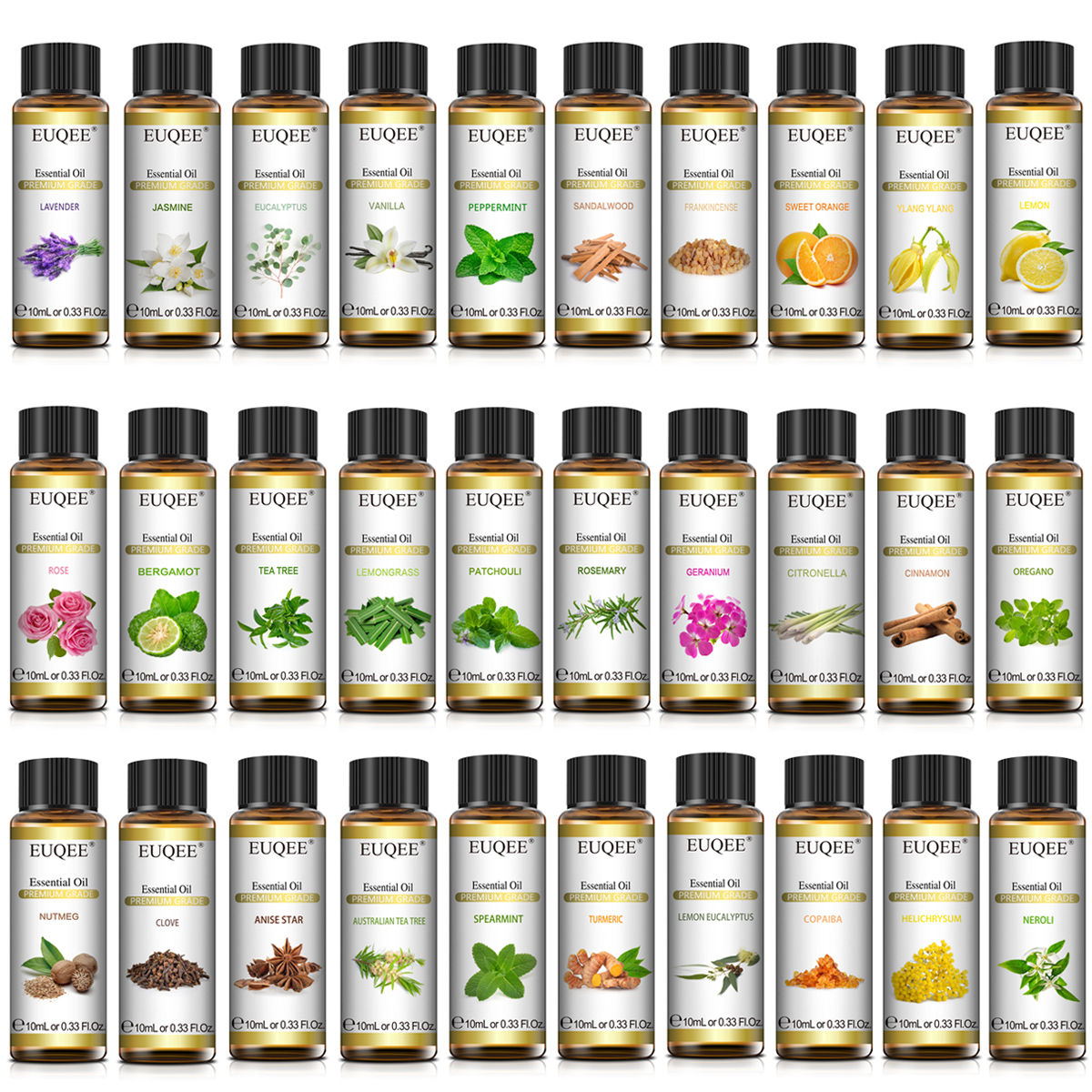 EUQEE 10ml Pure Natural Essent - Fragrance Oil 10Ml avaliação e preço