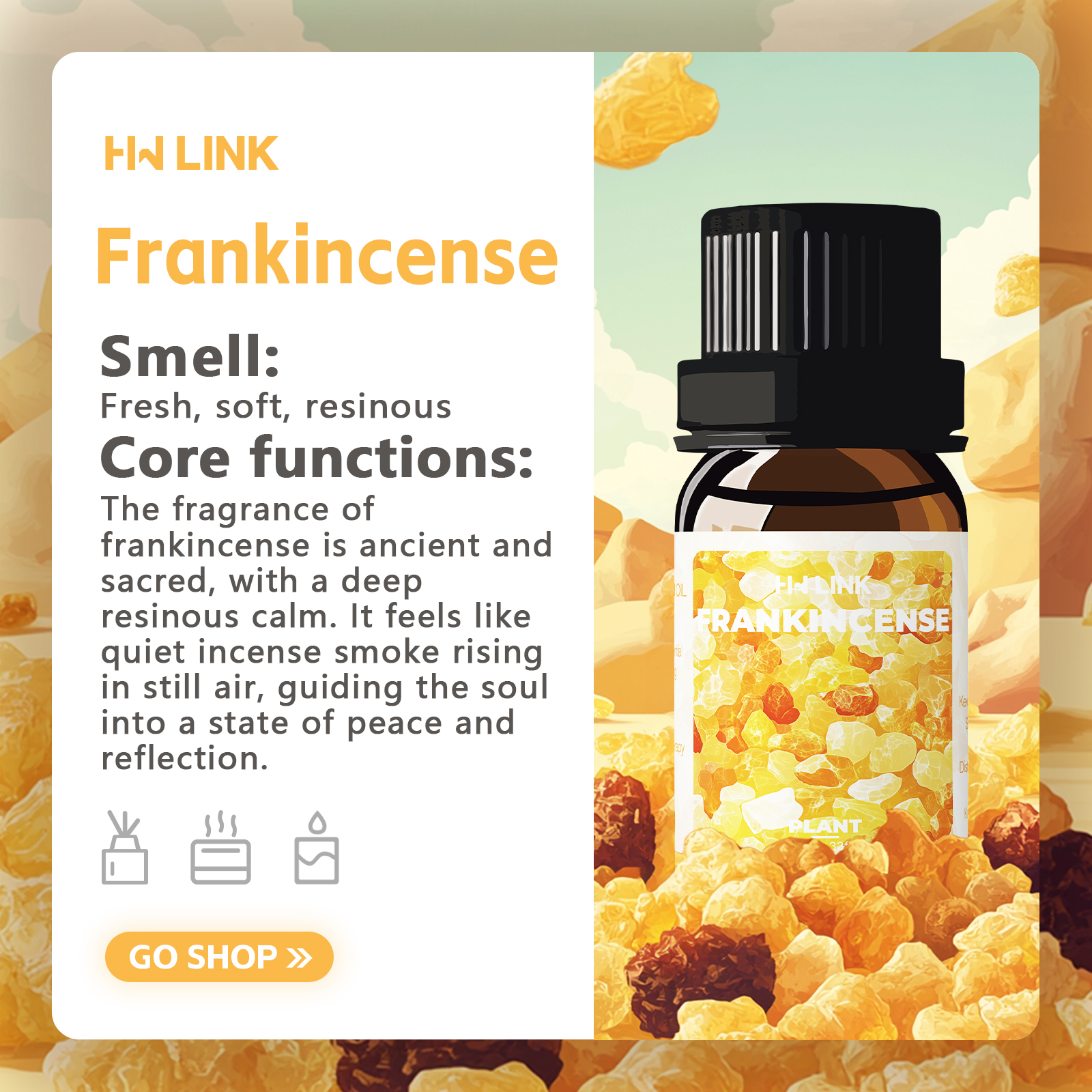 Frankincense Essential Oil 10m - Fragrance Oil 10Ml avaliação e preço